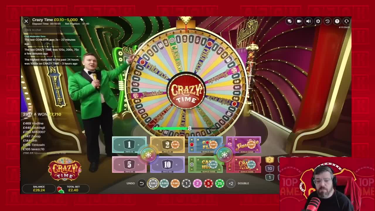 £30 vs CRAZY TIME & MONOPOLY LIVE