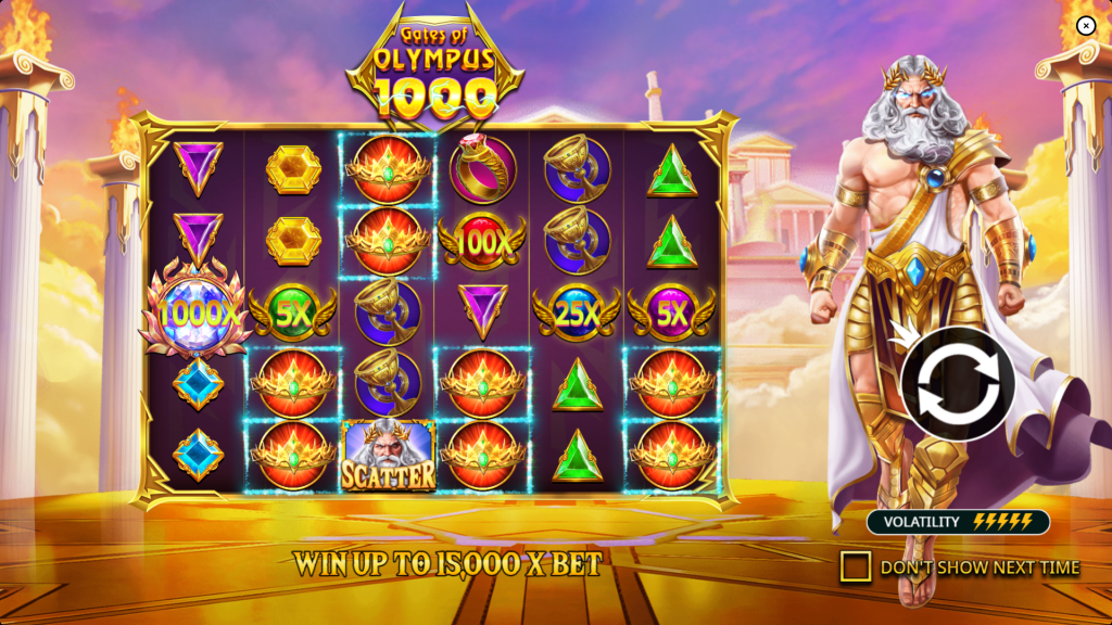 Gates of Olympus 1000 intro