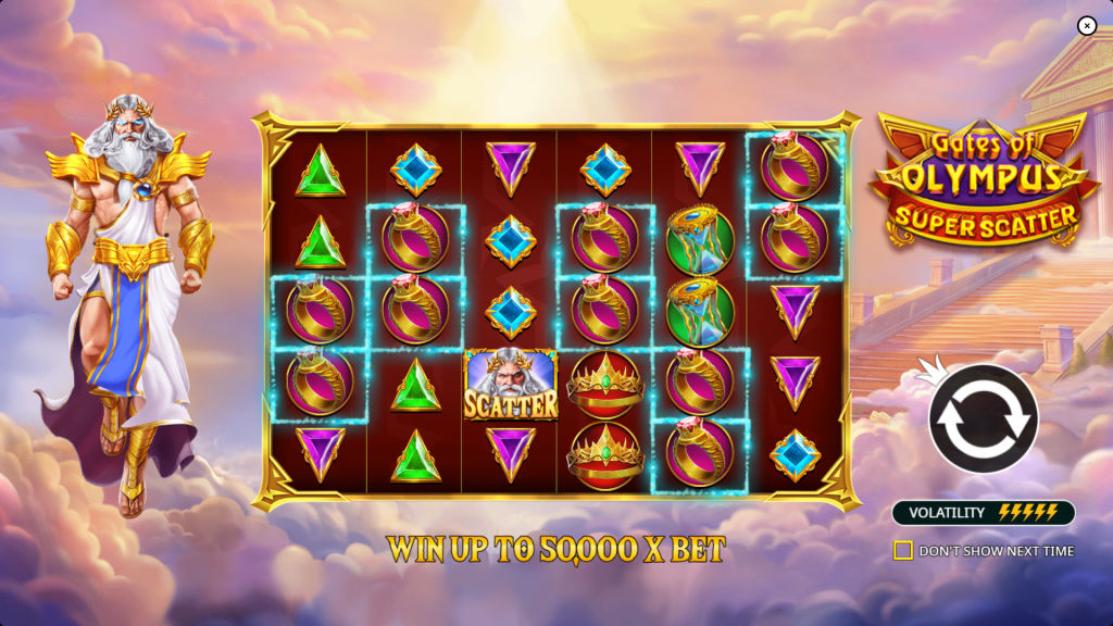 Gates of Olympus Super Scatter intro