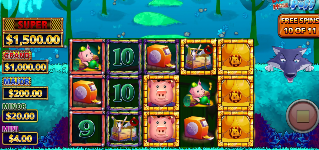 Huff ’N’ Even More Puff Review: SUPER Features, 243 Ways, and a 7,500x Big Bad Win